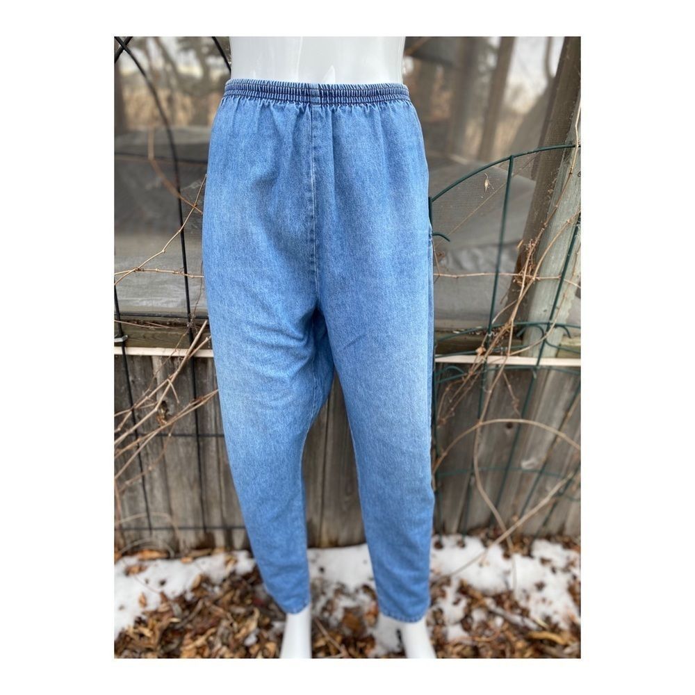 Vintage Alabama Cotton Co. High Waist Mom Jeans Straight Leg 2 Pocket Sz 40